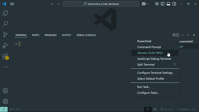 從 VSCode 啟動 WSL